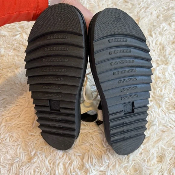 Dr. Martens White Strappy Sandals - Picture 6 of 9